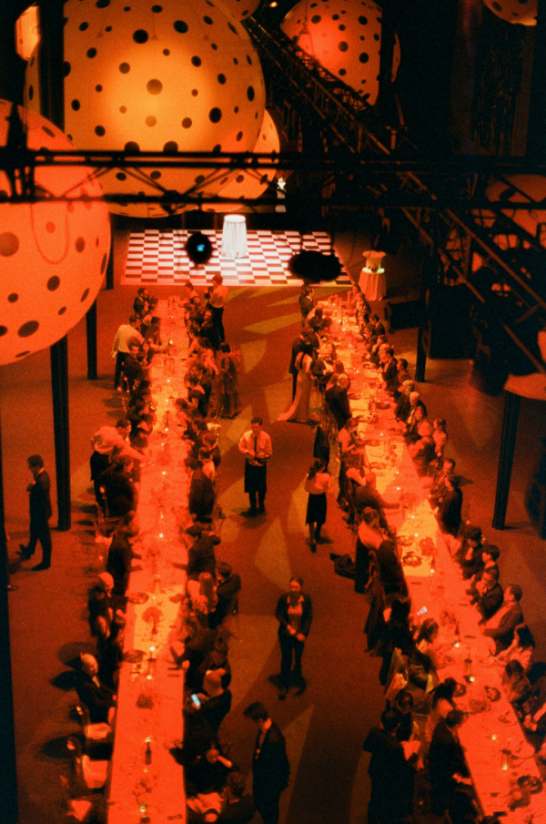 Inside a Daringly Colorful & Cool Wedding at a Melbourne Art Gallery