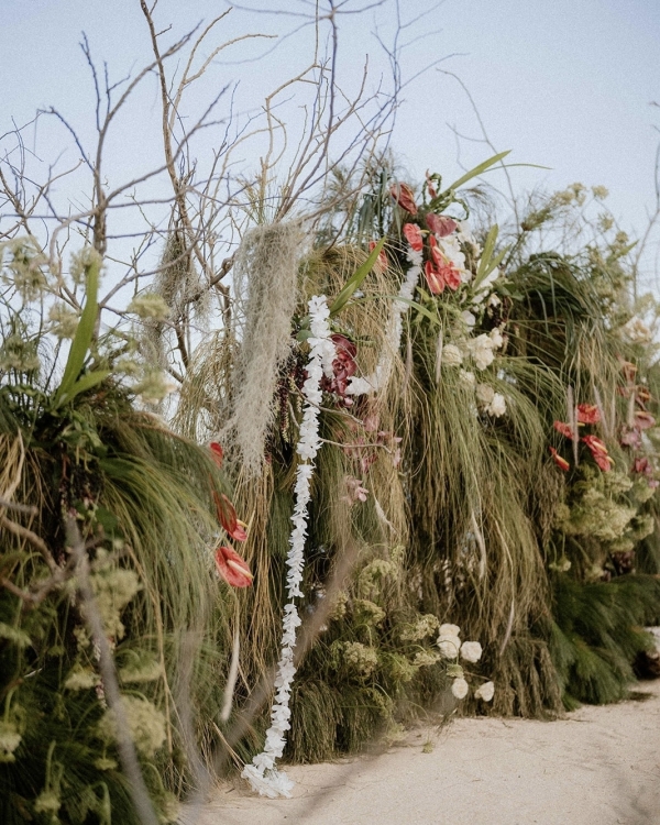 A Chic & Spiritual Bali Beach Wedding with Custom Couture and Cultural Touches