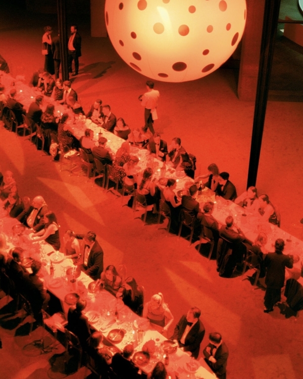 Inside a Daringly Colorful & Cool Wedding at a Melbourne Art Gallery