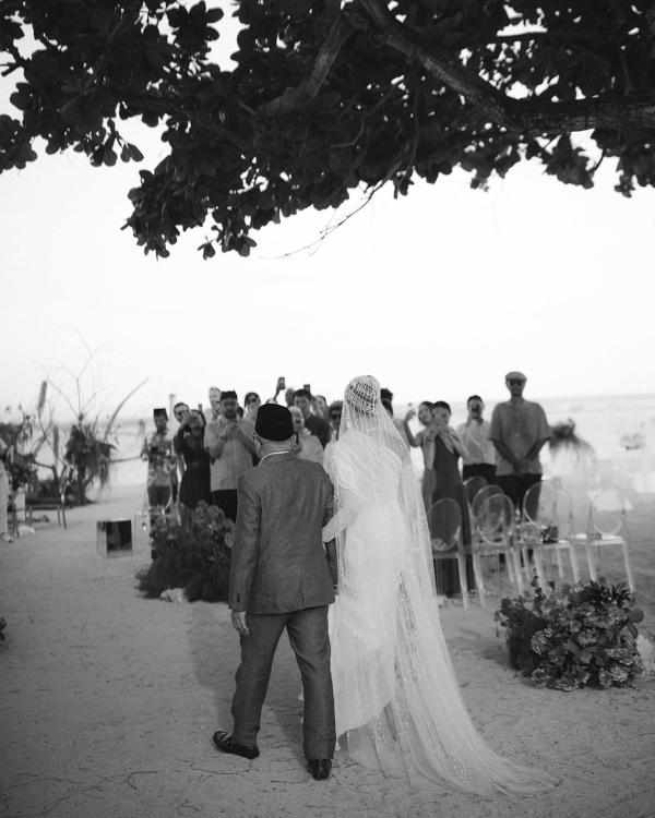 A Chic & Spiritual Bali Beach Wedding with Custom Couture and Cultural Touches