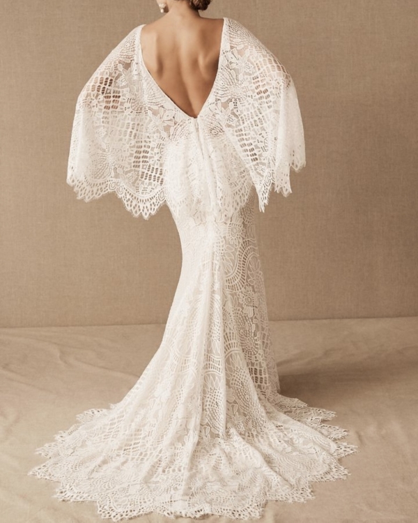 Lace wedding dress