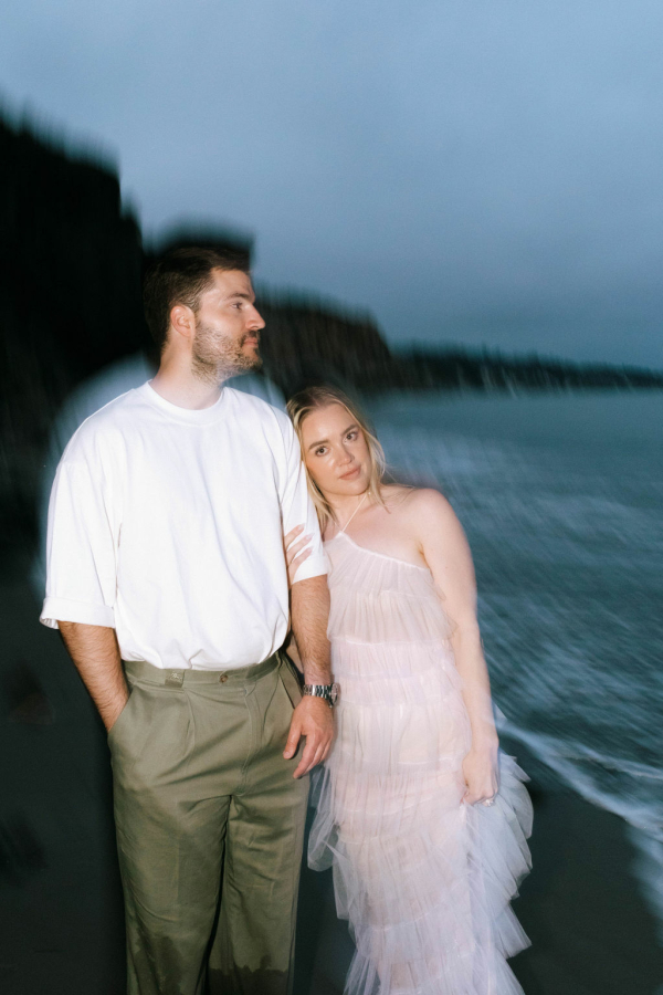 Chic pre-wedding shoot in Santa-Barbara
