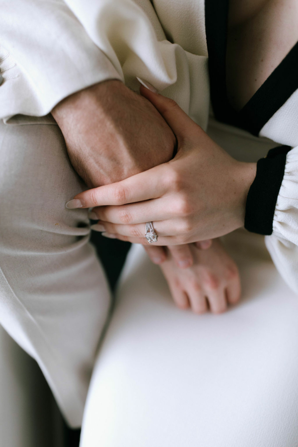 Chic pre-wedding shoot in Santa-Barbara