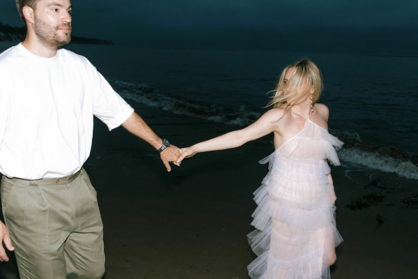 Chic pre-wedding shoot in Santa-Barbara