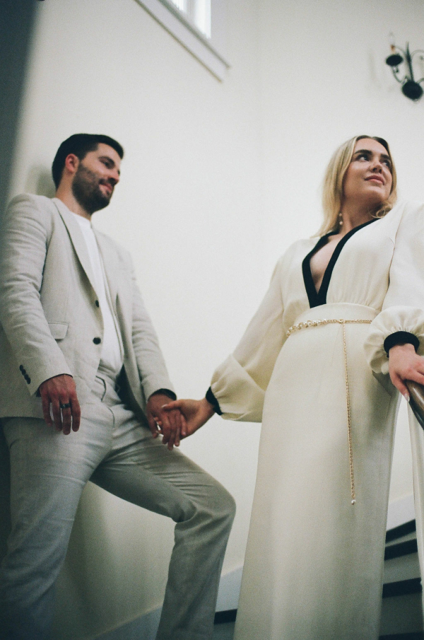 Chic pre-wedding shoot in Santa-Barbara