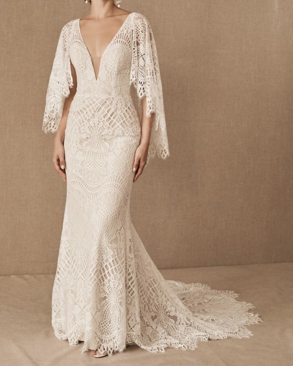 Lace wedding dress