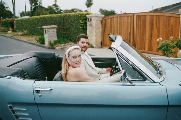Chic pre-wedding shoot in Santa-Barbara