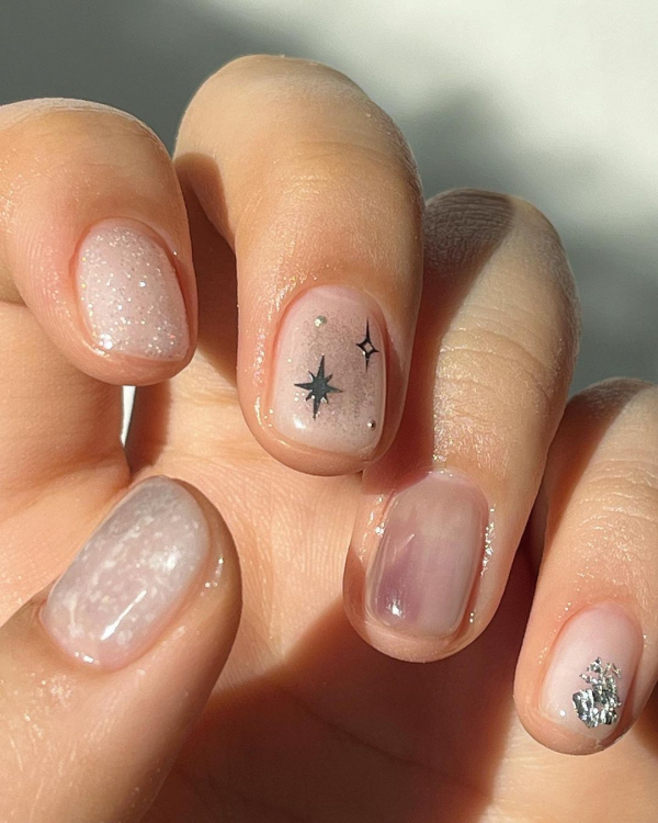 26 Best Minimalist Nail Design Ideas for Wedding | Minimalist Gel Manicure