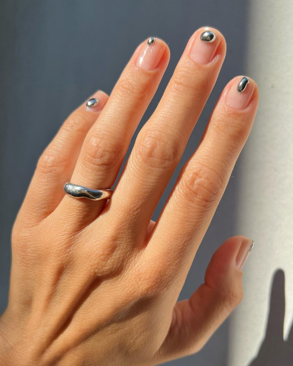 26 Best Minimalist Nail Design Ideas for Wedding | Minimalist Gel Manicure