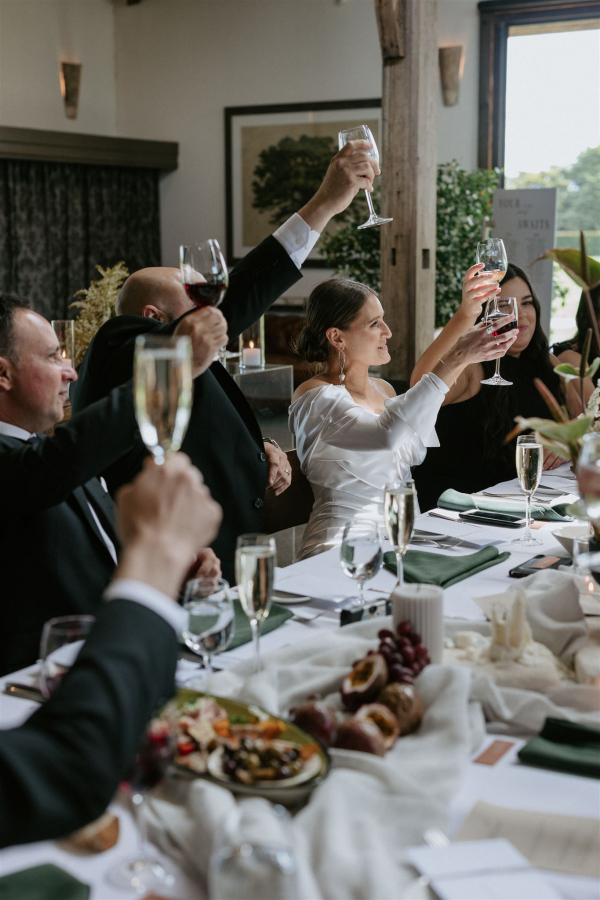 Stylish Wedding with an Italian Aesthetic at Stones of the Yarra Valley in Coldstream, Victoria