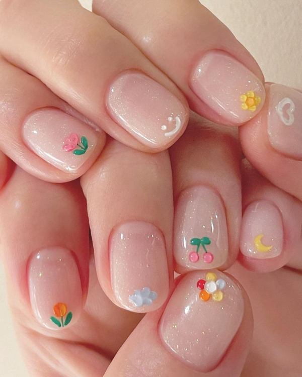 26 Best Minimalist Nail Design Ideas for Wedding | Minimalist Gel Manicure