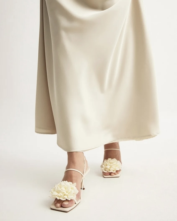 Beautiful Wedding Heels, Pumps and Shoes with Flowers | Floral Bridal Footwear