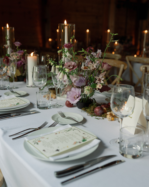 Beautiful Flower Themed Wedding in Accord, New York | Bride in Danielle Frankel Dress