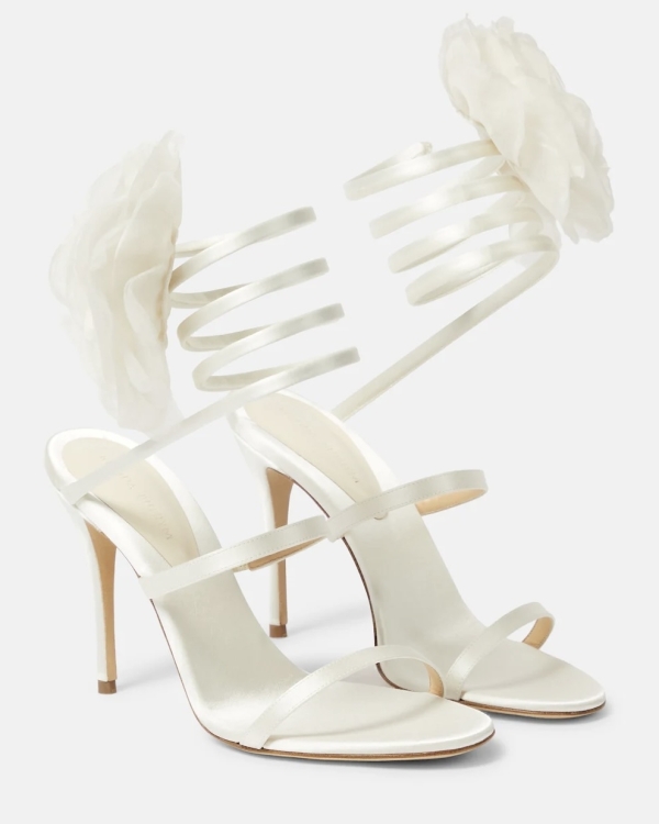 Beautiful Wedding Heels, Pumps and Shoes with Flowers | Floral Bridal Footwear
