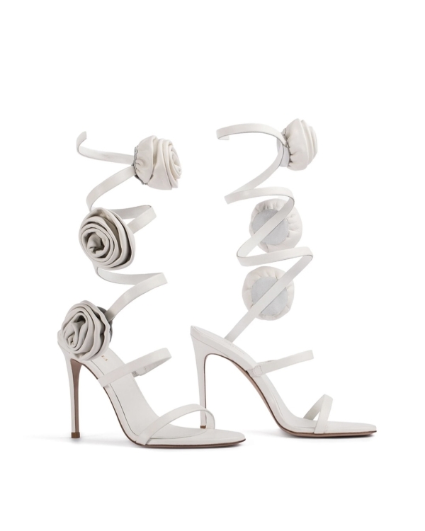 Beautiful Wedding Heels, Pumps and Shoes with Flowers | Floral Bridal Footwear