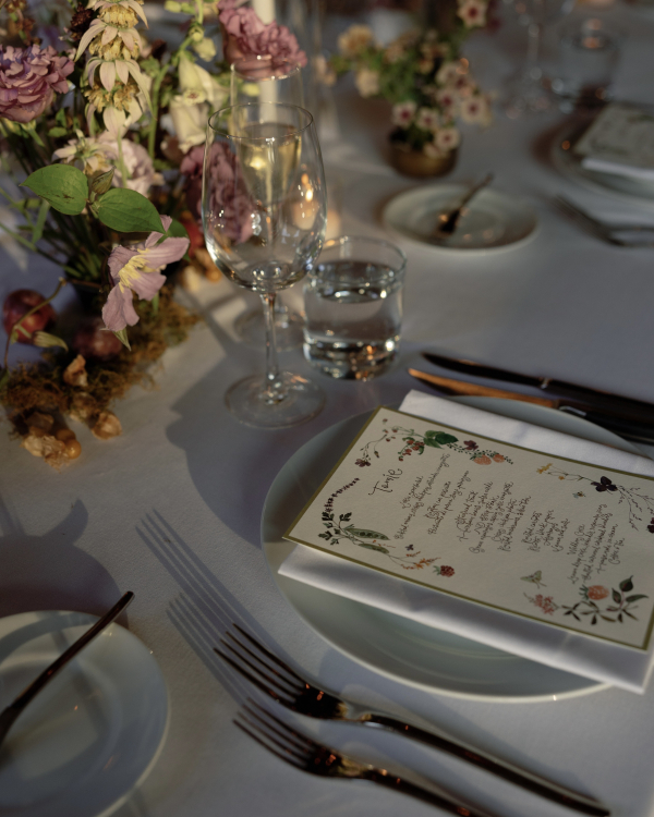 Beautiful Flower Themed Wedding in Accord, New York | Bride in Danielle Frankel Dress