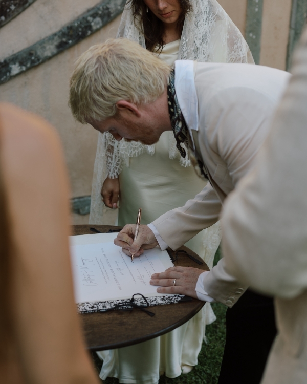 A Bohemian-Chic Wedding with Vintage Flair in Tuscany