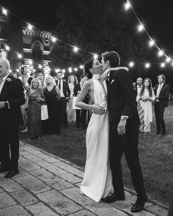 A Golden Wedding at a Storybook Castle Just Outside Venice, Italy