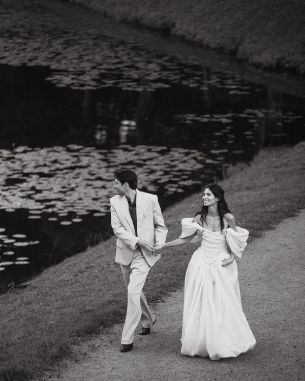 A Pride & Prejudice Inspired Wedding Set in a Romantic 18th-Century Palace Garden