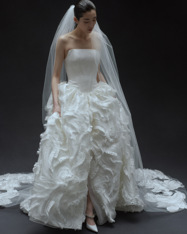 28 Basque Waist Wedding Dresses from the 2026 Bridal Collections