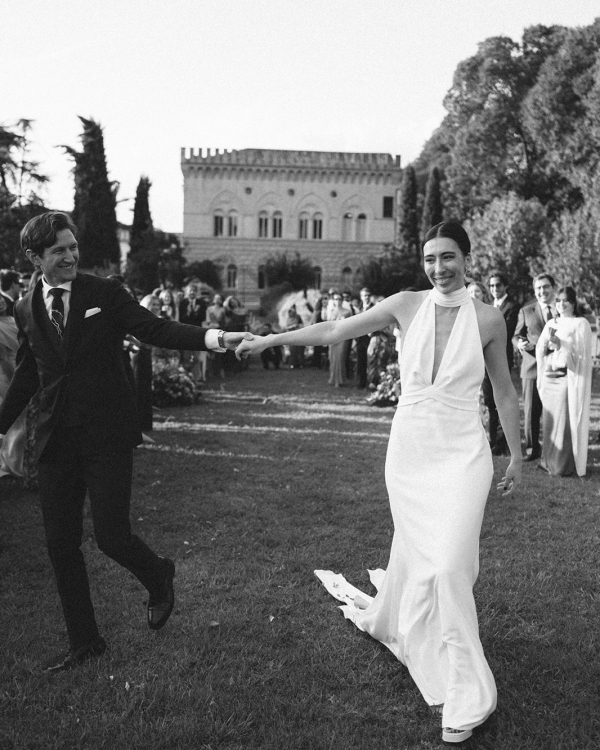 A Golden Wedding at a Storybook Castle Just Outside Venice, Italy