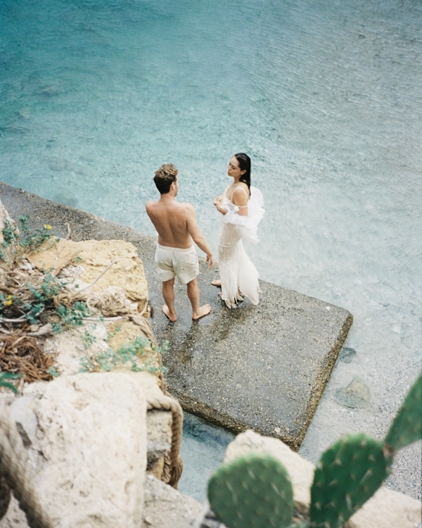 This Galliano-Inspired Bride Brought Mermaidcore Magic to Her Wedding in Sicily