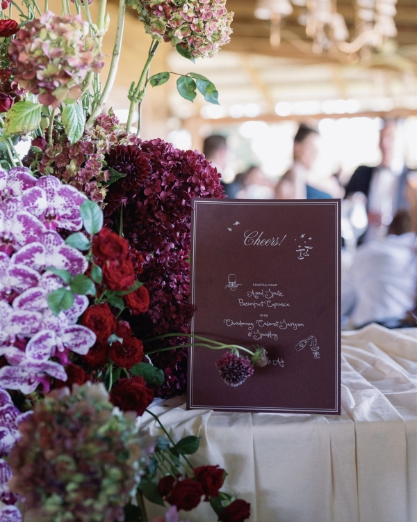 A Glamorous Jewel-Toned Wedding in the Australian Countryside