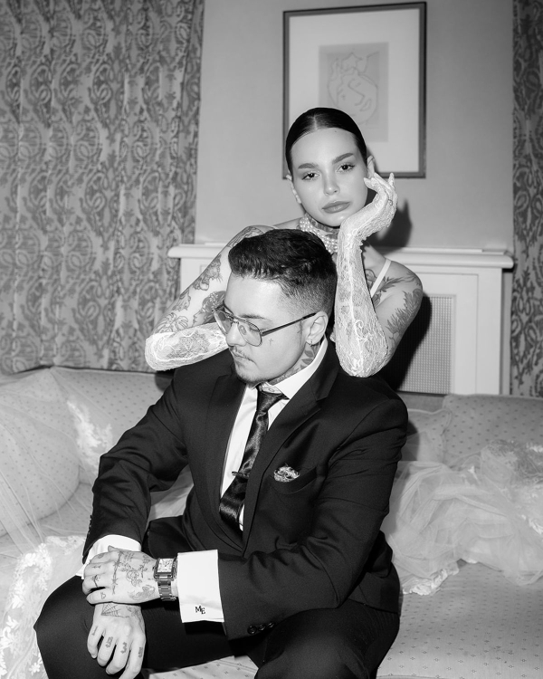 LGBTQIA+ Influencer Couple's Chic Parisian Elopement