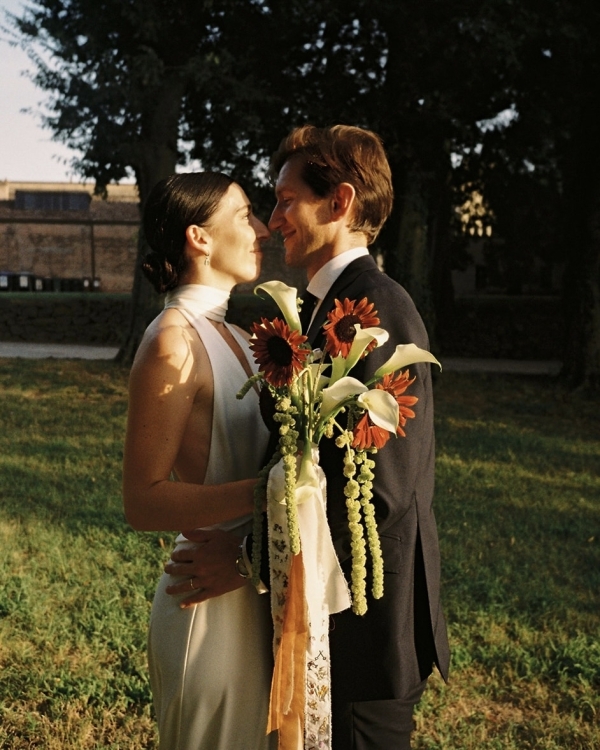 A Golden Wedding at a Storybook Castle Just Outside Venice, Italy