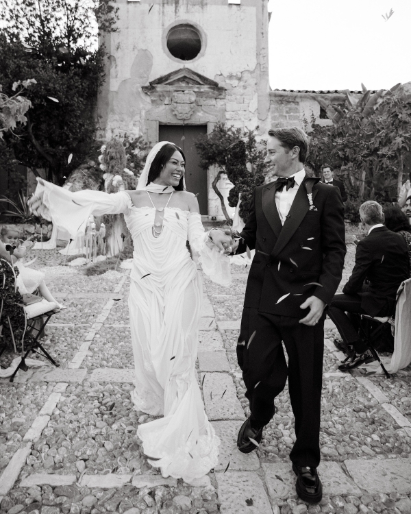 This Galliano-Inspired Bride Brought Mermaidcore Magic to Her Wedding in Sicily