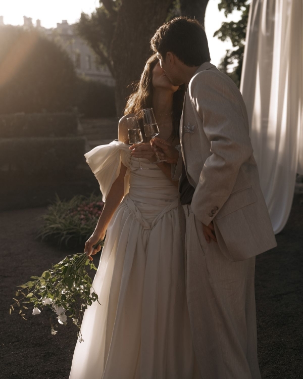 A Pride & Prejudice Inspired Wedding Set in a Romantic 18th-Century Palace Garden