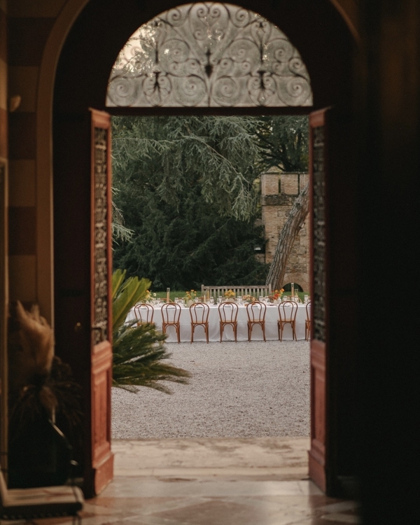 A Golden Wedding at a Storybook Castle Just Outside Venice, Italy