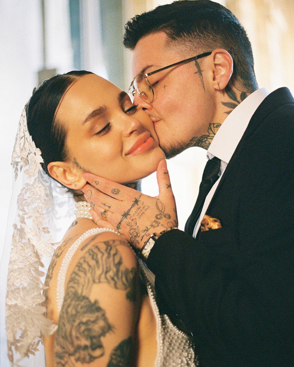 LGBTQIA+ Influencer Couple's Chic Parisian Elopement