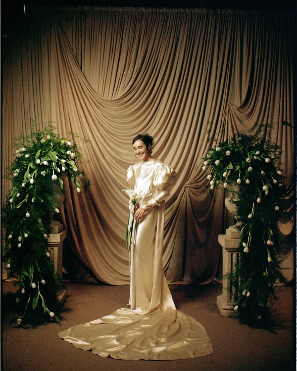 A Sentimental Two-Ceremony Wedding Woven with Vintage Fashion and Heirloom Charm