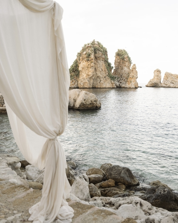 This Galliano-Inspired Bride Brought Mermaidcore Magic to Her Wedding in Sicily