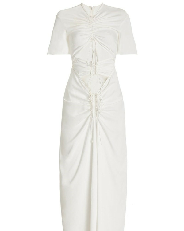 Wedding Dress With Side Cutouts