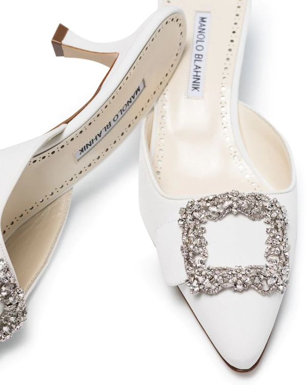 Low-Heel Wedding Shoes
