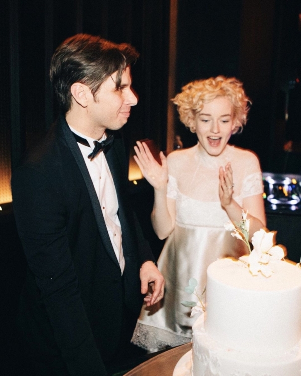 Julia Garner and Mark Foster Wedding | Wedding Dress, Venue, Outfits, Husband