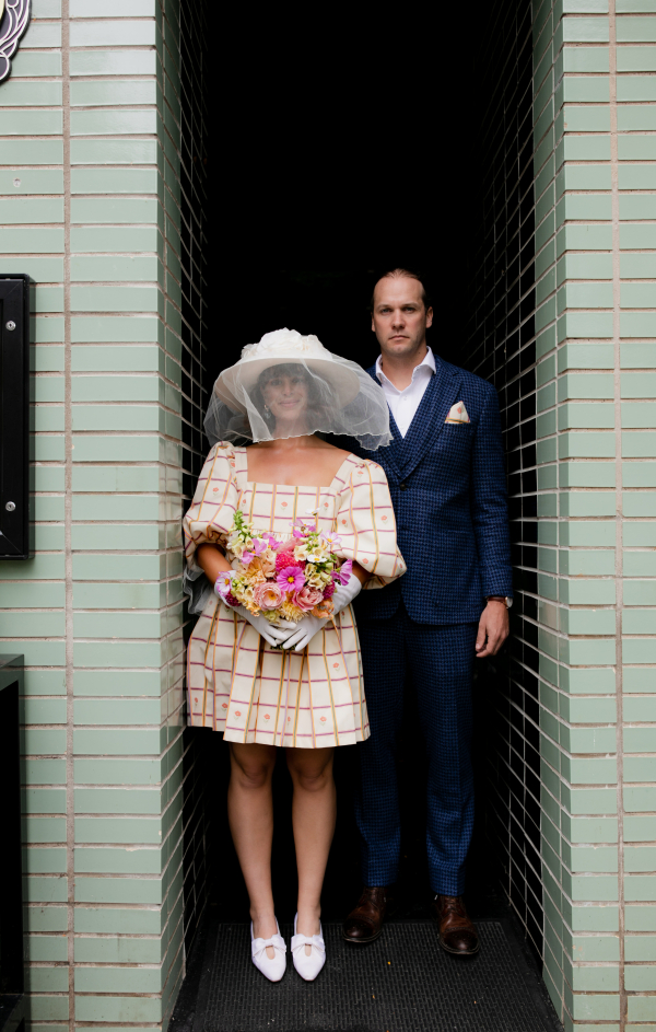 Real Wedding in Chicago: Vintage, Disco and Just the Inner Circle Guest List