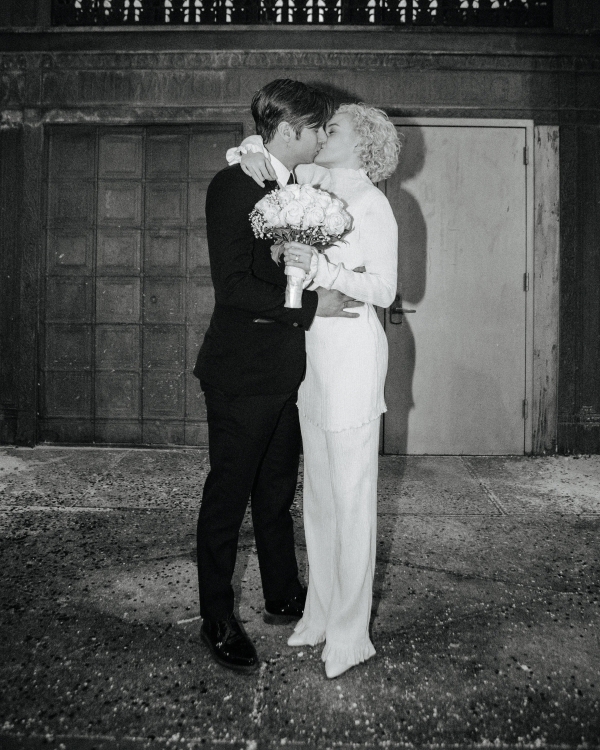 Julia Garner and Mark Foster Wedding | Wedding Dress, Venue, Outfits, Husband
