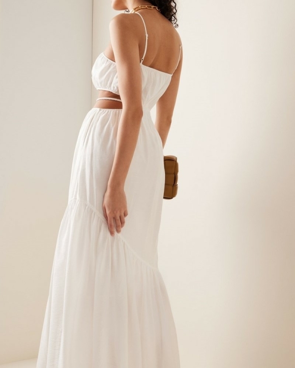 Wedding Dress With Side Cutouts