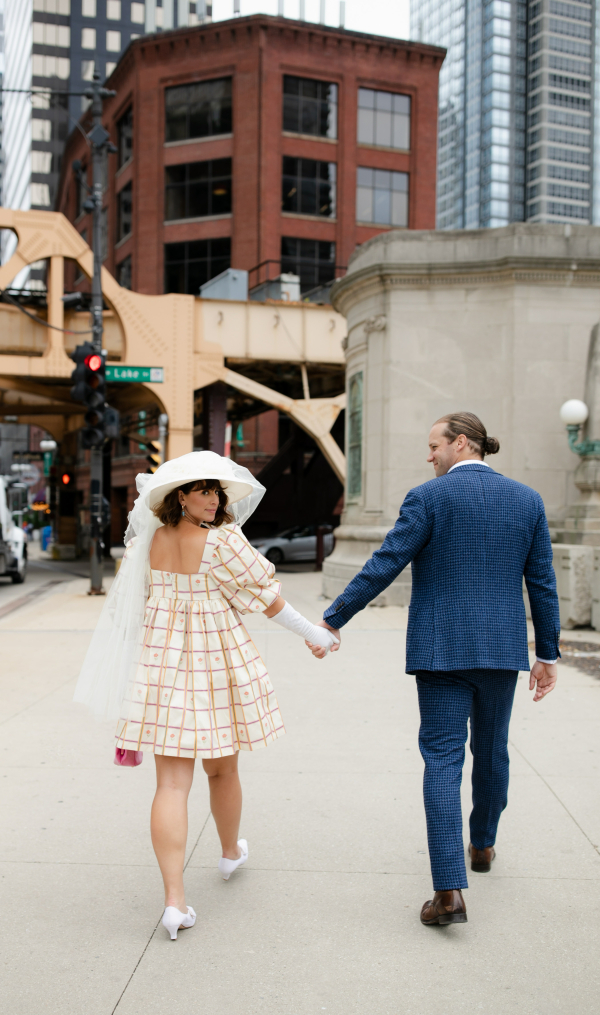 Real Wedding in Chicago: Vintage, Disco and Just the Inner Circle Guest List