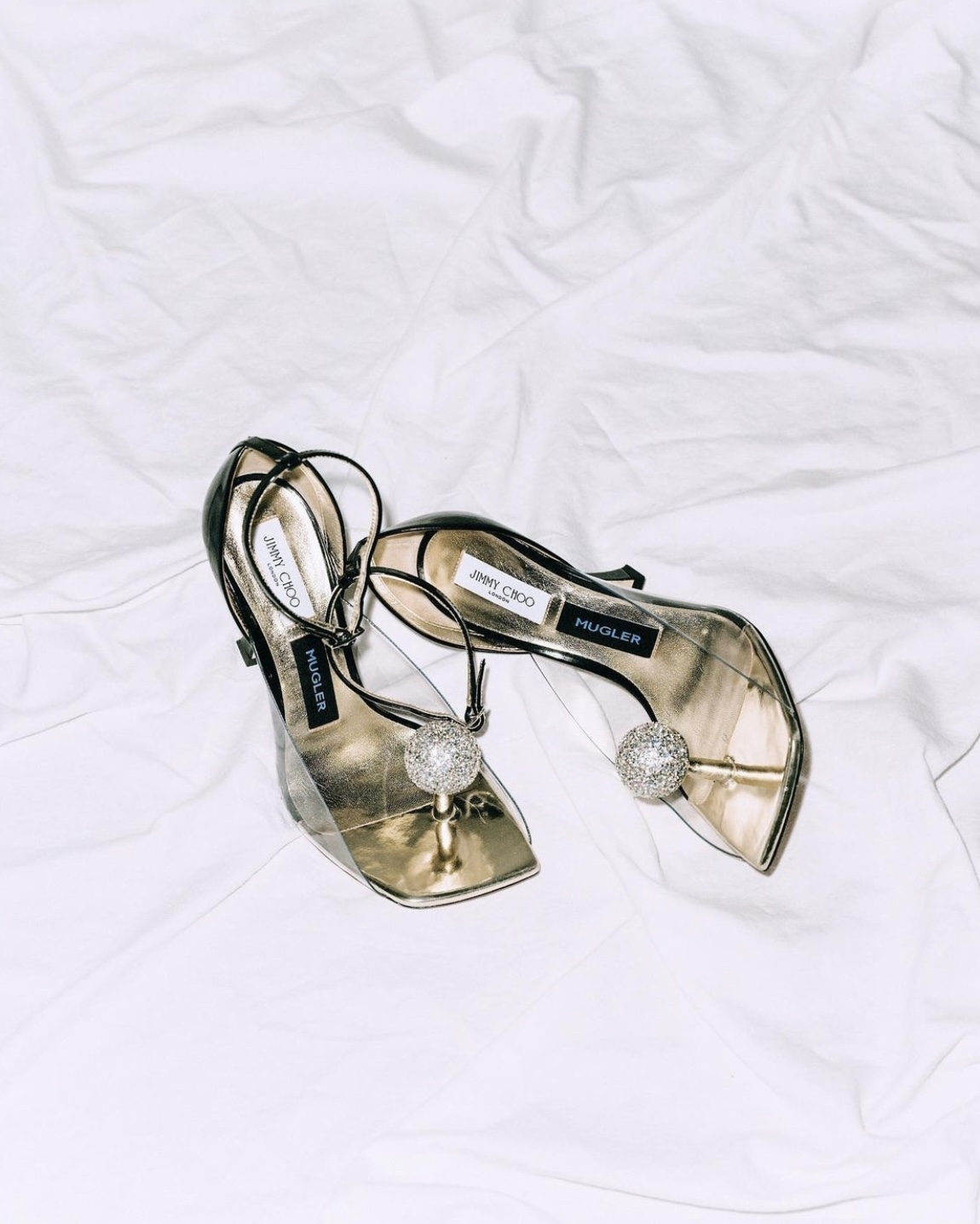 On-trend metallic bridal heels from Jimmy Choo's new bridal collection