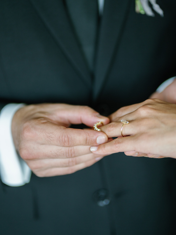 Stylish Indoor Wedding Ceremony