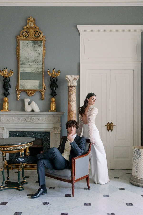 Intimate Spring Wedding at Villa Astor