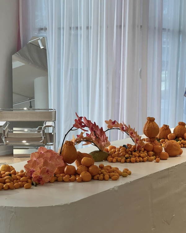 Fruits and Berries for a Wedding Dinner Decor | Fruit Table Centerpiece | Wedding Decoration