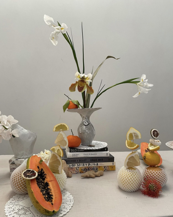 Fruits and Berries for a Wedding Dinner Decor | Fruit Table Centerpiece | Wedding Decoration