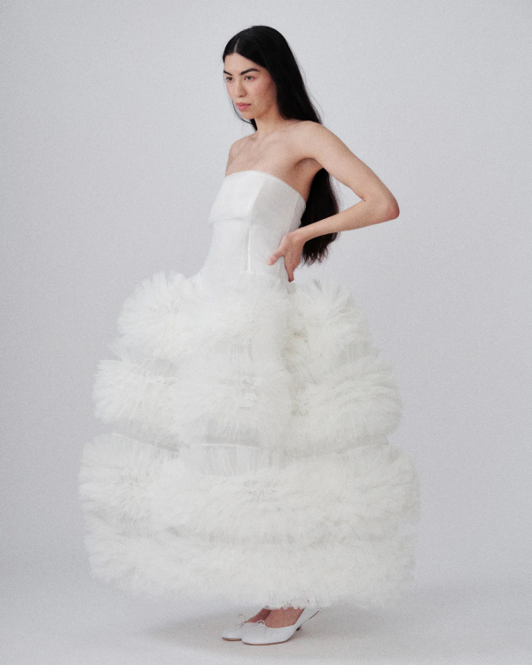 Molly Goddard's Wedding Dress Collection 2024 | Fashion Designer for Brides