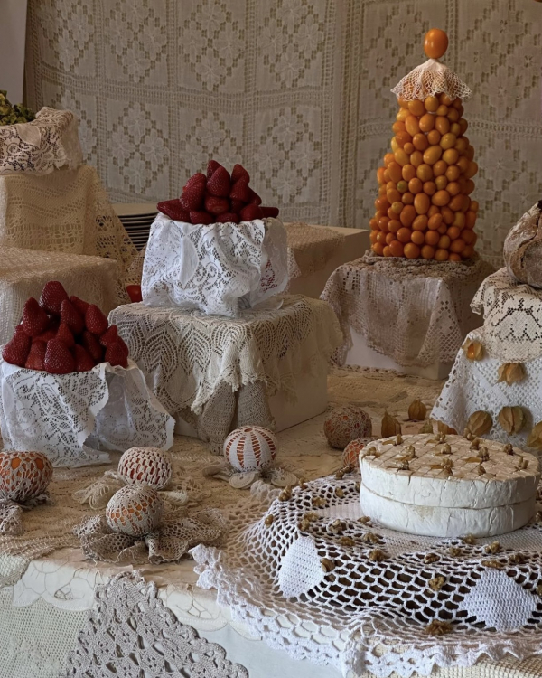 Fruits and Berries for a Wedding Dinner Decor | Fruit Table Centerpiece | Wedding Decoration