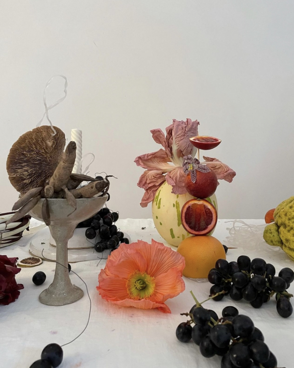 Fruits and Berries for a Wedding Dinner Decor | Fruit Table Centerpiece | Wedding Decoration